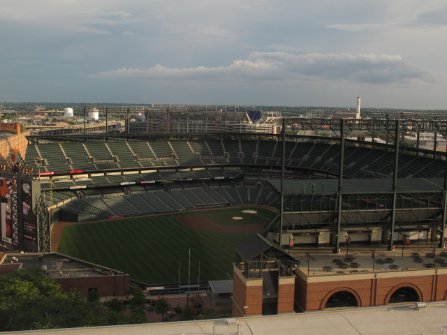 Orioles Stadium, viewed from the Hilton, 15th floor.