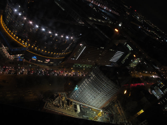 Frankfurt, Germany at night.