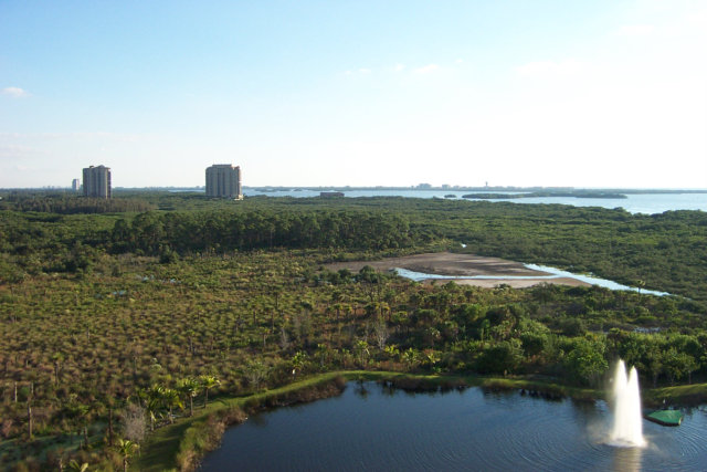 A view from a hotel, Bonita Springs, FL, 2003