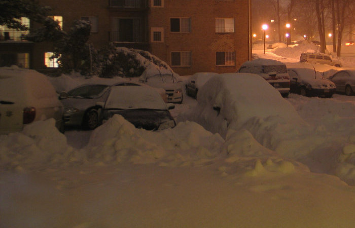 Ray parks behind the Civic.