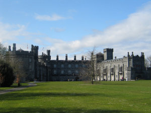 Kilkenny castle, interior grounds.